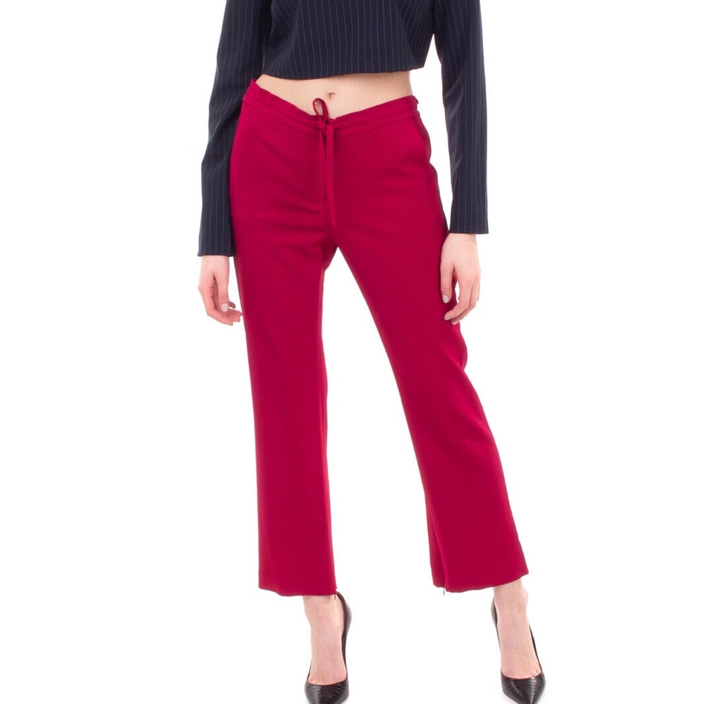 Gorgeous NWT ALC Italian Crepe Tailored Trousers with Zip Cuffs- SZ 4